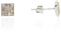 Fine Silver AG124964 - Ezüst beszúrós hattyú fülbevaló (AG124964)