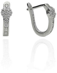 Fine Silver AG124874 - Ezüst francia záras női fülbevaló pár (AG124874)