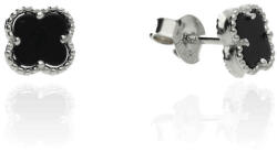 Fine Silver AG125026 - Ezüst beszúrós hattyú fülbevaló (AG125026)