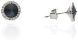 Fine Silver AG124971 - Ezüst beszúrós hattyú fülbevaló (AG124971)