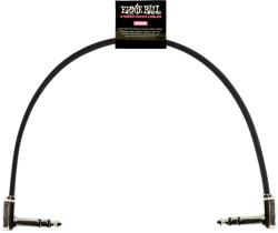 Ernie Ball Flat Ribbon Stereo Patch Cable 12" Black