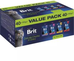 Brit -Brit Premium by Nature Cat Value Pack for Adult Cats 40 pcs - grandopet
