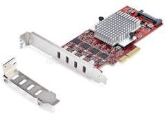 StarTech 4-Port USB Type-C PCIe Card, USB 3.2 10Gbps, USB-C PCI Express Expansion Card (P10Q4C-USB-CARD) (P10Q4C-USB-CARD)