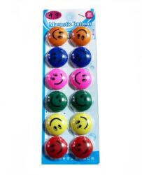 Procart Set 12 magneti whiteboard, smiley face, 30 mm, diverse culori (580020)
