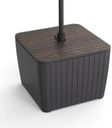  Keter Luzon Deco walnut / grafit kerti asztal (271504)