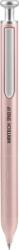 Writech Roller gel cu uscare rapida Space Up Metal Writech, corp roz, 0.7mm, cerneala albastra W-0156/6-C-BLUE