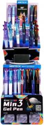 Writech Display roller gel 3in1 multicolor Writech, 46 rollere si 30 mine rezerve + 1 roller tester W-6254/46D