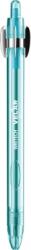 Writech Roller cu uscare rapida Velar Writech, 0.7mm, cerneala albastra, corp transparent verde W-0201/12-07-BBlue