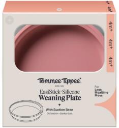 Tommee Tippee szilikon szett tapadókoronggal, rózsaszín