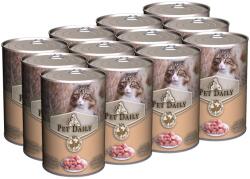 Pet Daily Cat 12x415g teljes értékű nedves macskaeledel, szárnyas 12x415g (42506x12)