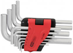 KS TOOLS 151.5080 Belső hatlap Hajlított csavarhúzó készlet 1.5 mm, 2 mm, 2.5 mm, 3 mm, 4 mm, 5 mm, 6 mm, 7 mm, 8 mm, 10 mm 10 részes (1515080) (1515080)