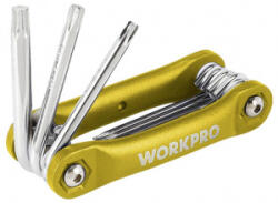 WorkPro TX Hajlított csavarhúzó készlet T 8, T 10, T 15, T 20, T 25, T 27, T 30, T 40 (WP222025) (WP222025)