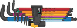 Wera 950/9 Hex-Plus Multicolour Imperial 2 Belső hatlap Hajlított csavarhúzó készlet 9 részes (05022640001) (05022640001)