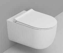 Ceramica Dolomite Mirto Round vas wc agăţat fără margine alb lucios D475701 (D475701)