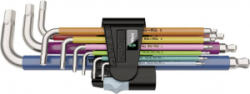 Wera Multicolour Belső hatlap Hajlított csavarhúzó készlet 1.5 mm, 2 mm, 2.5 mm, 3 mm, 4 mm, 5 mm, 6 mm, 8 mm, 10 mm 9 részes (05022669001) (05022669001)