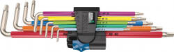 Wera 3967/9 TX SXL - Inbusschlüssel-Set - 9 Stücke Hajlított csavarhúzó készlet T 8, T 9, T 10, T 15, T 20, T 25, T 27, T 30, T 40 9 részes (05022689001)