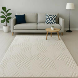 Nílus Modern szőnyeg Luxor geometrikus (White) 160x230cm Fehér
