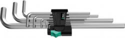 Wera 950 L/9 SM N Belső hatlap Hajlított csavarhúzó készlet 1.5 mm, 2 mm, 2.5 mm, 3 mm, 4 mm, 5 mm, 6 mm, 8 mm, 10 mm 9 részes (05021909001) (05021909001)