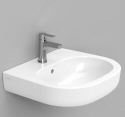 Ceramica Dolomite Mirto mosdótál 55x48 cm ovális klasszikus fehér fényes D461301 (D461301)
