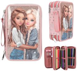 TOPModel Top Model, Dots, penar triplu cu rechizite scolare Penar