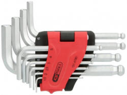 KS TOOLS 151.4780 Belső hatlap Hajlított csavarhúzó készlet 1.5 mm, 2 mm, 2.5 mm, 3 mm, 4 mm, 5 mm, 6 mm, 7 mm, 8 mm, 10 mm 10 részes (1514780) (1514780)