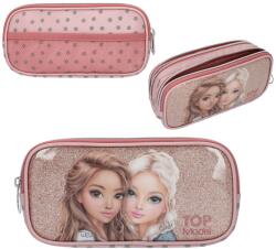 TOPModel Top Model, Dots, penar etui dublu, roz Penar