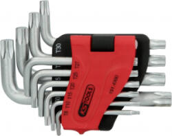 KS TOOLS TX Hajlított csavarhúzó készlet T 8, T 10, T 15, T 20, T 25, T 27, T 30, T 40, T 45, T 50 10 részes (151.4900) (151.4900)