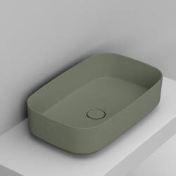 Ceramica Dolomite Noemi mosdótál 62x38 cm négyszögletes mosdótálak zöld matt D311075 (D311075)