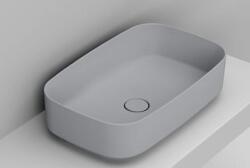 Ceramica Dolomite Noemi mosdótál 62x38 cm négyszögletes mosdótálak szürke/kő matt D311045 (D311045)