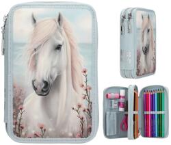 Miss Melody Miss Melody, penar dublu cu rechizite scolare, albastru Penar