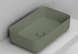 Ceramica Dolomite Noemi mosdótál 60x36 cm négyszögletes mosdótálak zöld matt D311175 (D311175)