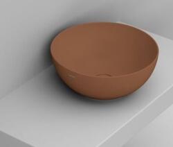Ceramica Dolomite Noemi mosdótál 44x44 cm kerek mosdótálak barna/bézs matt D310661 (D310661)