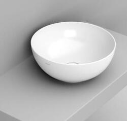 Ceramica Dolomite Noemi mosdótál 44x44 cm kerek mosdótálak fehér fényes D310601 (D310601)