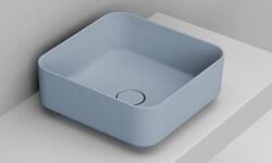 Ceramica Dolomite Noemi mosdótál 40x40 cm négyzet mosdótálak kék matt D311771 (D311771)