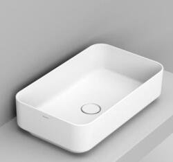 Ceramica Dolomite Noemi mosdótál 60x36 cm négyszögletes mosdótálak fehér fényes D311101 (D311101)