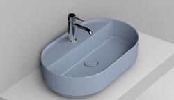Ceramica Dolomite Noemi mosdótál 65x40 cm ovális mosdótálak kék matt D312071 (D312071)