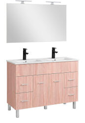 Leziter Neo Prime 120 mobilier de baie complet sonoma stejar-sonoma stejar (NEOPR120STST)