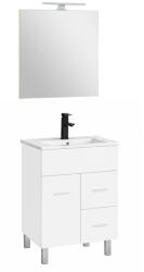 Leziter Neo Prime 60 mobilier de baie complet alb-alb (NEOPR60FF)