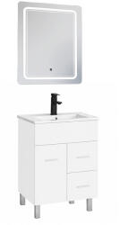 Leziter Neo Vision 60 mobilier de baie complet alb-alb (NEOVIS60FF)