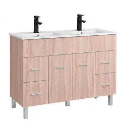 Leziter Neo 120 dulap de baie inferior cu chiuvetă sonoma stejar-sonoma stejar (NEO120ASTST)