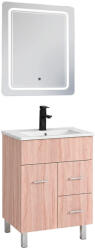 Leziter Neo Vision 60 mobilier de baie complet sonoma stejar-sonoma stejar (NEOVIS60STST)
