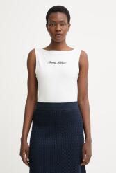 Tommy Hilfiger top pentru femei, din bumbac cu elastan 9BY2-TSDZT0_00A (WW0WW50947)