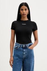 Tommy Jeans tricou pentru femei, din bumbac cu elastan 9BY2-TSDZLZ_99X (DW0DW22809)