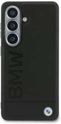 BMW Husa BMW Leather Hot Stamp cu MagSafe compatibila cu Samsung Galaxy S26, Negru (3666339614171)