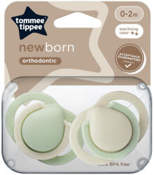 Tommee Tippee Tommee Tippee: Newborn újszülött cumi 2db-os szett többféle változatban (0-2 hó) (TTP43358201)