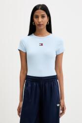 Tommy Jeans tricou pentru femei din bumbac cu elastan PPYH-TSD1T7_05X (DW0DW17881)