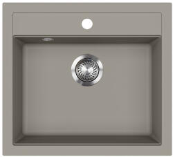 Evido Quadro 6 gránit mosogató, 562 x 510 mm, platina (442063) - modernkonyha