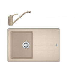 Franke SZETT BASIS BFG 611-78 avena Fragranit mosogató + Novara Plus csappal (114-0491-655) - modernkonyha