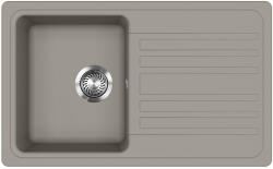Evido Home 45S gránit mosogató, 765 x 460mm, platina (442065) - modernkonyha