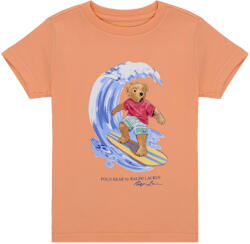 Ralph Lauren Tricouri mânecă scurtă Fete KNIT-T-SHIRT Polo Ralph Lauren portocaliu 5 ani